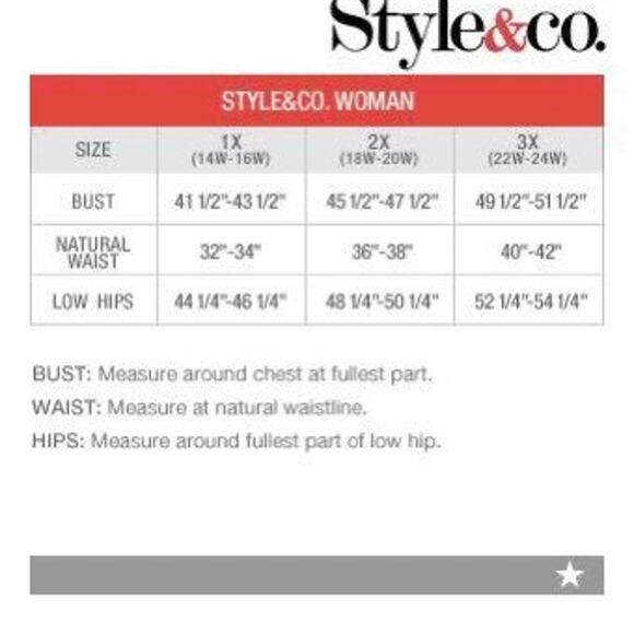 Style & Co Plus Size Seam-Front Tunic Sweater size 0X - Picture 7 of 7